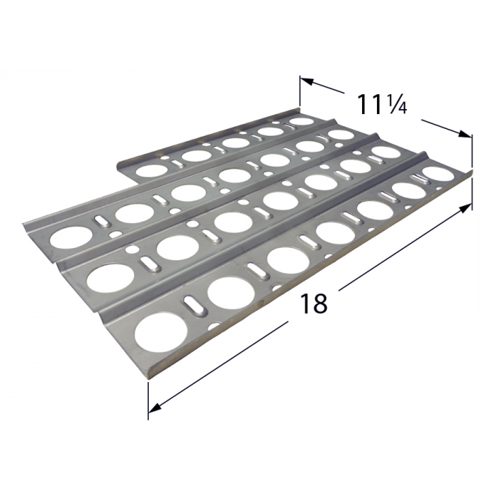 MHP Dynasty Gas Grill Stainless Steel Heat Plate 18 x 11.25 for DBQ30F  DYNHP1 