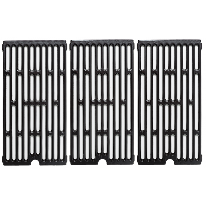 Jennair Charmglow Gas Grill Cast Iron Porcelain Coated Cooking Grates Set of 3 